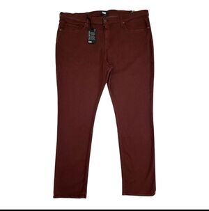 NWT MEN'S PAIGE JEANS Size 44 Federal Slim Straight Transcend Sunset Wine $199